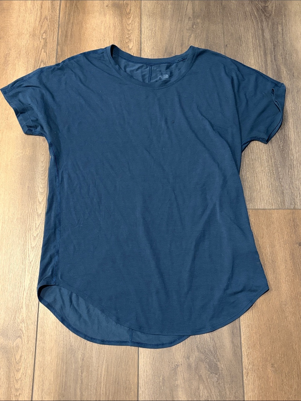 The North Face Women's Short Sleeve Tee in Dark Turquoise Blue